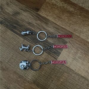 3 Monopoly Key rings
